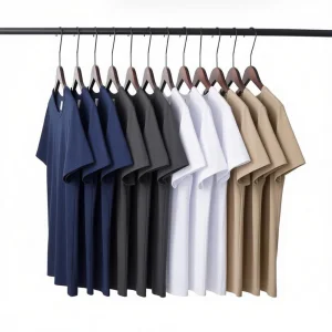 Custom High Quality Heavyweight T-shirt Blank T Shirts Custom Thick Printed Graphic 100% Cotton Mens Tshirt