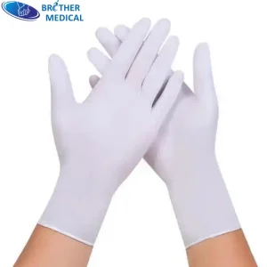 Luvas Cirúrgicas Estéreis Descartáveis Luvas Dentais Nitrílicas Sem Pó com Preço de Fábrica Bme2000