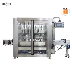 4 Nozzles Daily Chemical Liquid Detergent Essential Oil Bottle Vial Cream Filling Machine