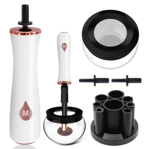 NEW DESIGN Electric Makeup Brush Cleaner Automatic Silicone Brush Cleaning Washing Portable Cosmetic Brush Cleaner Machine