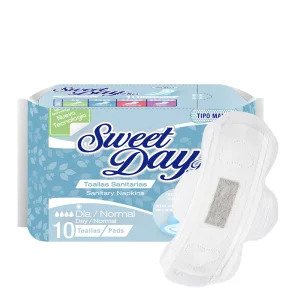 Compresas menstruales de algodón de alta absorción, transpirables, con iones negativos