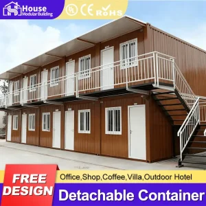OEM China Low Cost Prefabricated House Modern Steel Structure Building Customized Barndominium Kit for Warehouse Workshop Storage Factory, Company