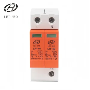 LeiHao Custom DC SPD Surge Protector 2 Poles 40kA