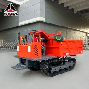 Donggong High Quality Heavy Duty Tracked Transport Vehicle 1.5 Tons Tracked Carriers Steel Wire Rubber Track