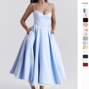 Vestido de verano de doble tirante