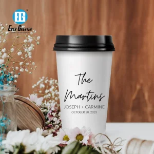 Eco-Friendly Biodegradable Paper Coffee Cups with PLA Lining for Sustainable Takeaway Solutions