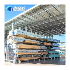 Jracking Industrial Rack Storage Shelves CE Certified Heavy-Duty Cantilever Racking for Warehouse Pipe Storage