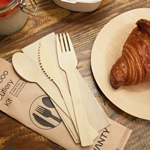 Bamboo Wooden Spatula Spoon Set Nonstick Kitchen Flatware Type Essential For Apartment Cooking Compostable Bamboo Utensils