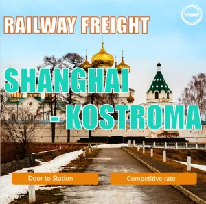 Shipping Cost DDP Shipping Service Forwarder Shipping Agent Sea Rail Freight From Xiamen to Kostroma Shipping Agent Freight Forwarder