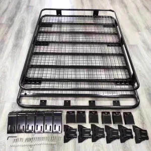 Hot Sale Universal Aluminum Alloy Roof Rack Luggage Basket Iron Luggage Carrier