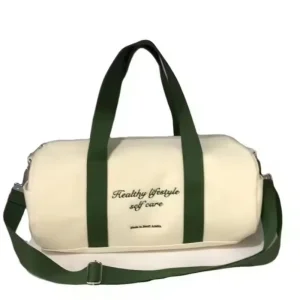 Custom Logo Canvas Fitness Tote Bag