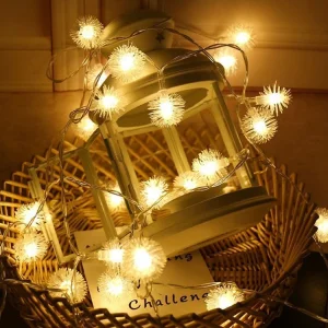 Colorful Solar-Powered LED String Lights for Outdoor Celebrations