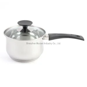 Bakelite Handle Stainless Steel Cookware Kitchen Ware Mini Pan Pot Sauce Pan