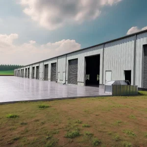 Building Materials Workshop Steel Structure Tube Truss Warehouse Structure Steel Tube Factory