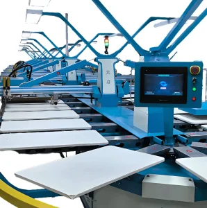 Q Series 19-Color Automatic Printing Equipment for Luggage and Garment Printing