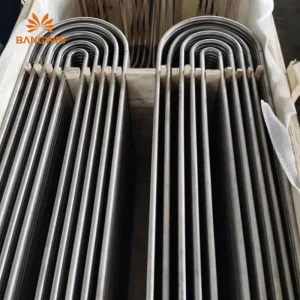 Polished, Pickling Wooden Cases U Bend Tubes Stainless Steel U-Bend Tube