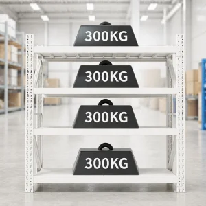 OEM 300KG Load Boltless Steel Corrosion Protection Mutil Layer Durable Storage Shelf CE Certified for Garages Warehouses