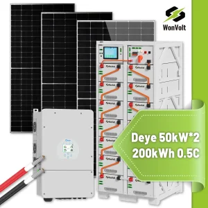 100kw Solar Energy Storage 215kwh - Advanced Thermal Management System