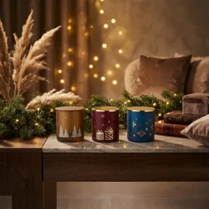 Clear Glass Candle Jar with High Transparency for Beautiful Displays