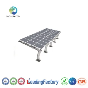 Solar Carport Frame Steel Aluminum Black Carport Solar Mounting Structure for Bracket
