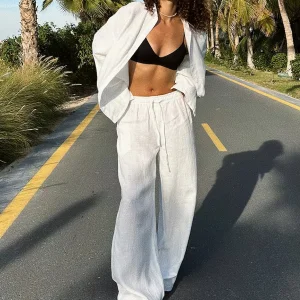Custom Linen Cotton Women's Set