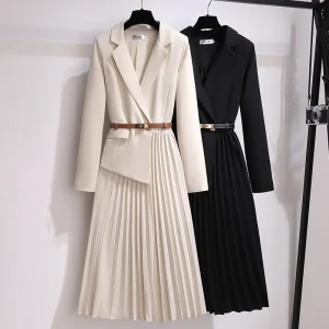 2024 Summer Womens Elegant Blazer Dress