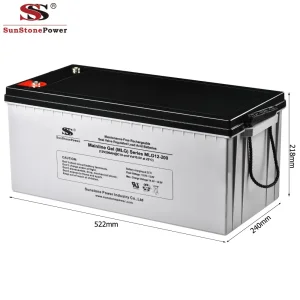 12V 200ah Gel Battery Deep Cycle Solar Gel Battery Rechargeable Maintenance Free
