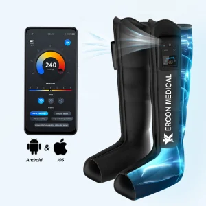 Customized Logo Wireless Air Compression DVT Pump Boots Athlete Leg Recovery Pressotherapy for Lymphatic Massage Lymphedema