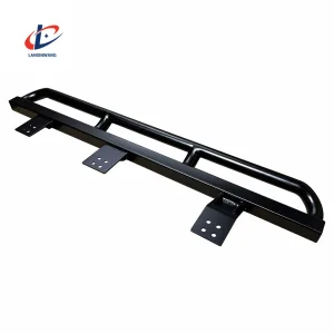 Suporte de Metal para Bumper Lateral com Barra de Rolagem Traseira Personalizada, Pintura em Pó Preta