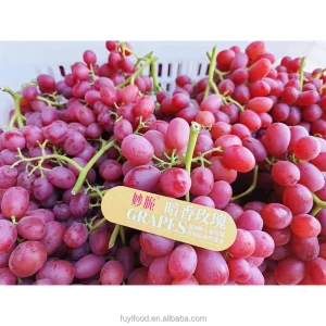 High Brix Juicy Fresh Fruit Rose Red Grape Price