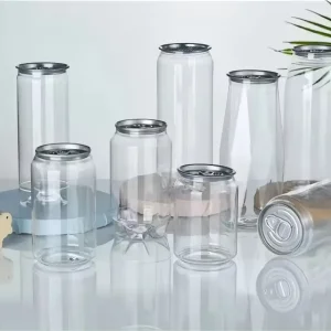 Custom Clear Soda Bottle
