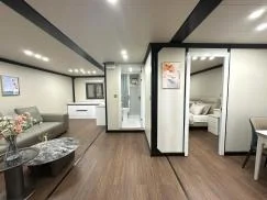 Expandable Prefabricated Container House - Ideal Modular Home for Family Residential Use