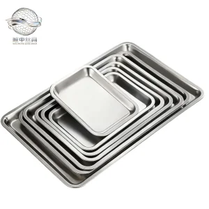 Food Grade Aluminum &amp; Stainless Steel 304 Baking Sheet Pan - Non-Porous for Commercial &amp; Home Kitchen Use