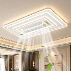 LED Ceiling Fan With Light Remote Control