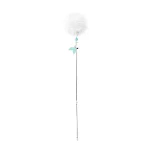 Feather & Fish Tail Cat Wand Toy