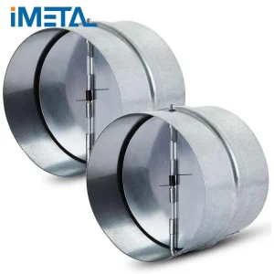 One-Way Airflow Draft Blocker Backdraft Damper Duct Draft Stopper Insert Backflow Preventer
