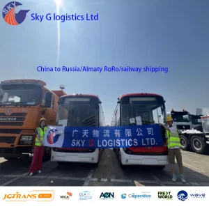 Roro/Railways Shipping for New Energy Buses