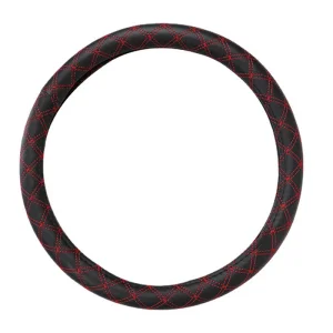 New Diamond Pattern Universal 38-Inch PVC Car Steering Wheel Cover