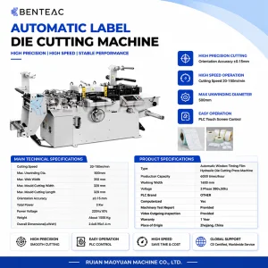 Flatbed Label Die Cutting Machine