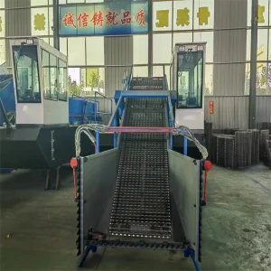 Capacity 1500m3 Water Plants Cutting Water Cleaning Boat Garbage Salvage