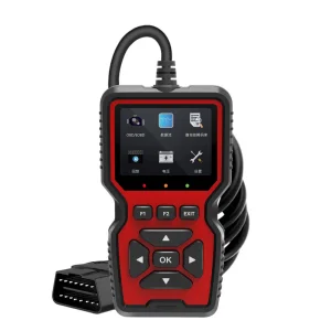 OBD2 Electric Car Scanner English Engine Fault Diagnosis Tool with 12-Month Warranty Diagnostic Code Reader 24V LCD Display
