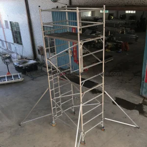 En1004 Aluminum Mobile Scaffolding Tower for Cleaning Work Building Material