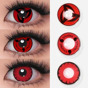 Free Sample Magister Cosplay Contact Lenses Halloween Contact Lenses sharingan Contact Lenses  Lentes De Contacto Halloween