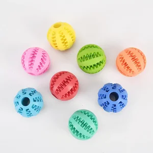 Custom Durable Silicone Dog Chew Toy Funny Interactive Treat Dispenser Silicone Balls Eco-Friendly Sustainable Pet Feeding Game