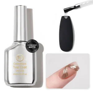 Long-Lasting Russian Matte Top Coat: Powder-Resistant Finish