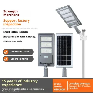High Mast Solar Powered Street Light 12m Pole Height for Parking Lot