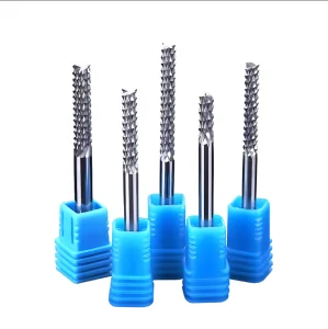 YMD Premium High Feed Rate Anti-Vibration Carbide Cutters Corn Tooth End Mills For CNC Woodworking/MDF Panel Processing Tools