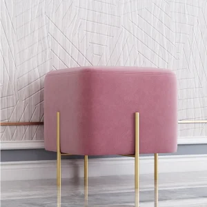 Gold Velvet Ottoman Storage