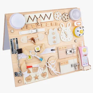 Wooden Toys Busy Board Early Education