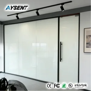 PDLC Smart Film Windows Customizable Self-Adhesive Magic Glass Electric Dimming Decorative Privacy Outdoor Smart Laminated Glass